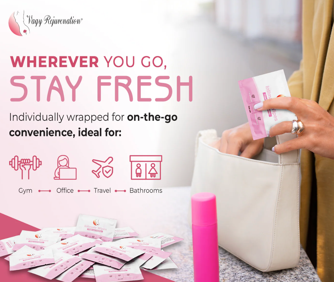 Intimate Wipes - 30 Individual Wipes