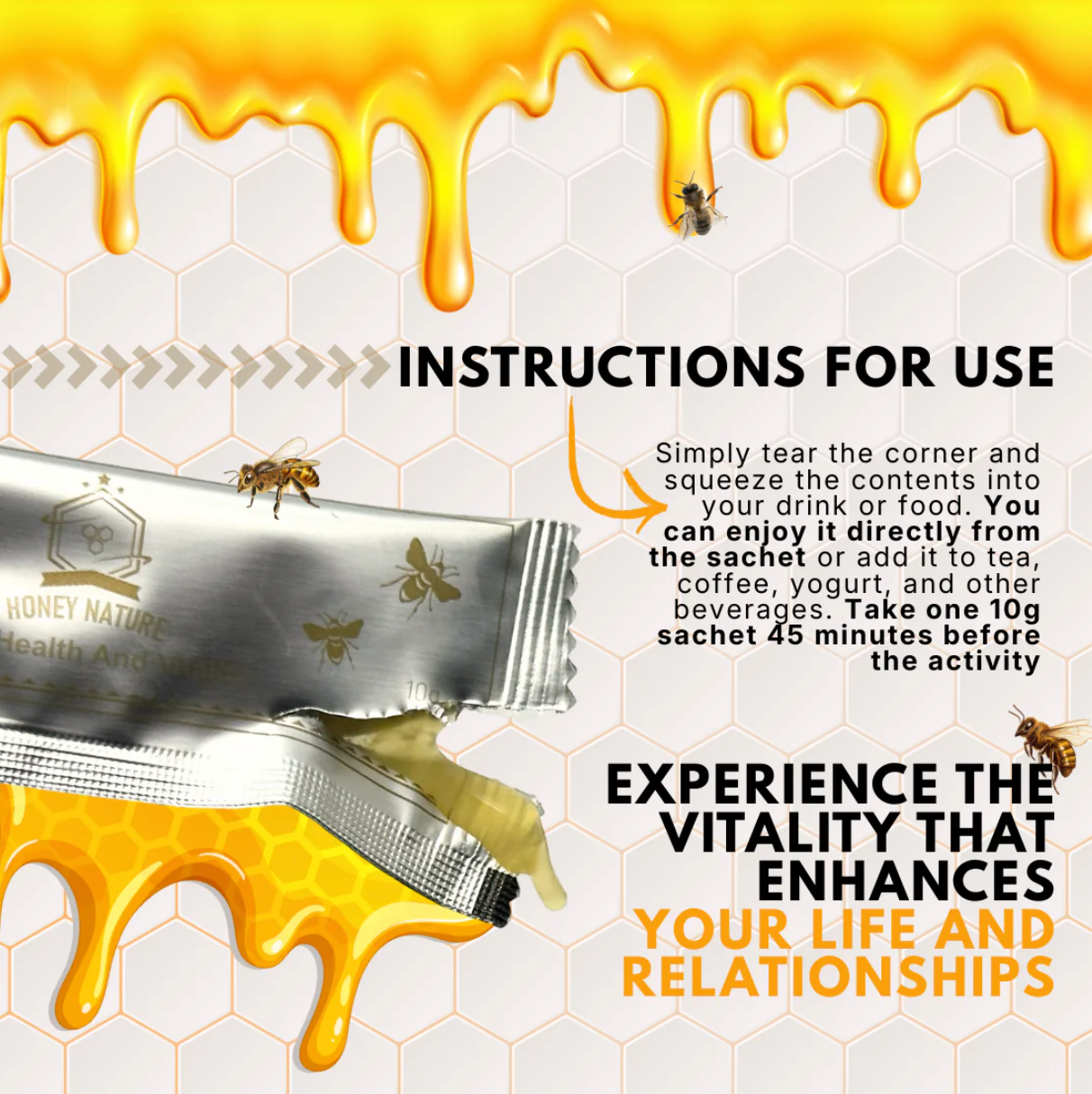 Honey Nature - 12 Sachets 20g
