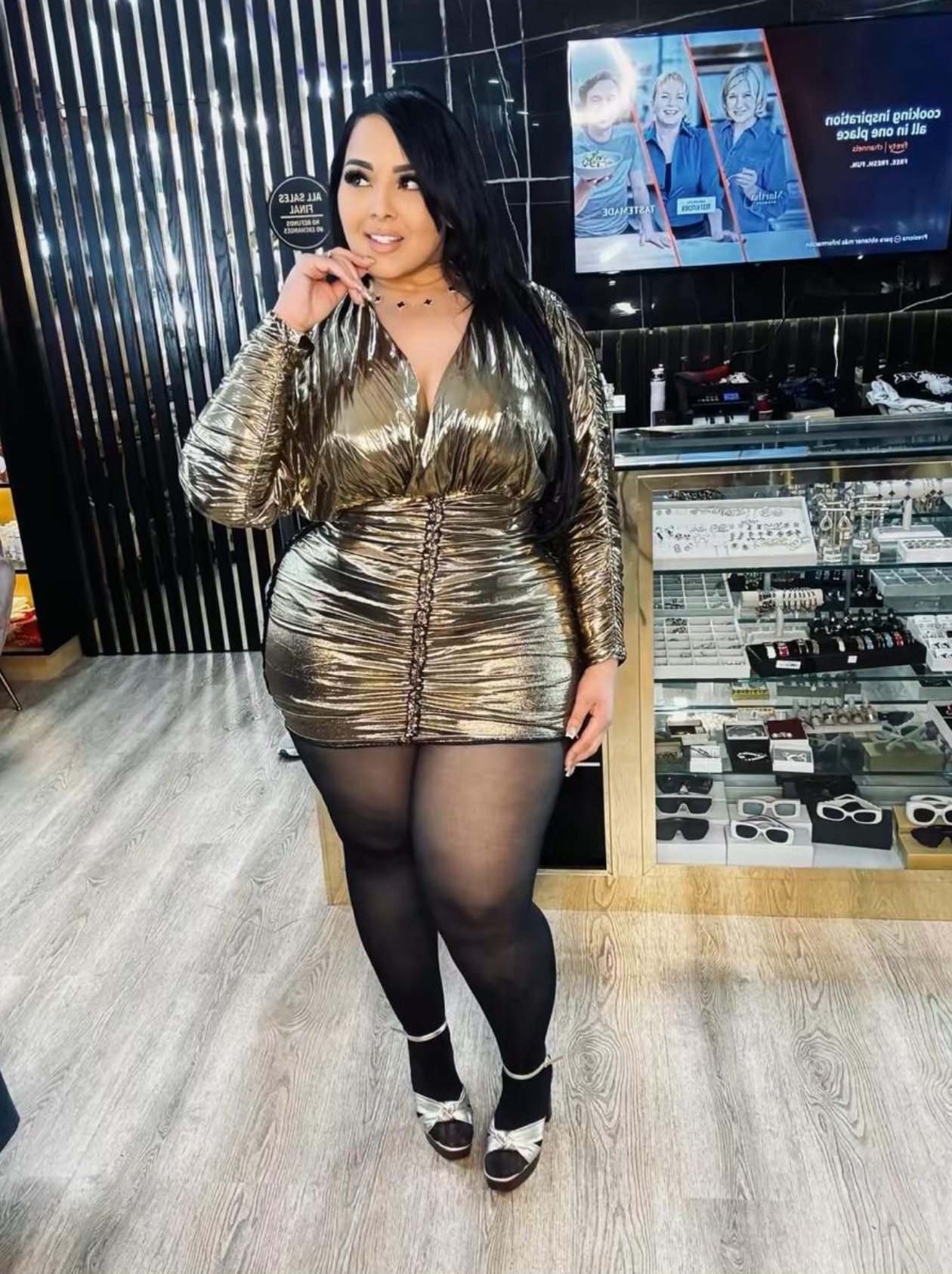 Dress Champagne L