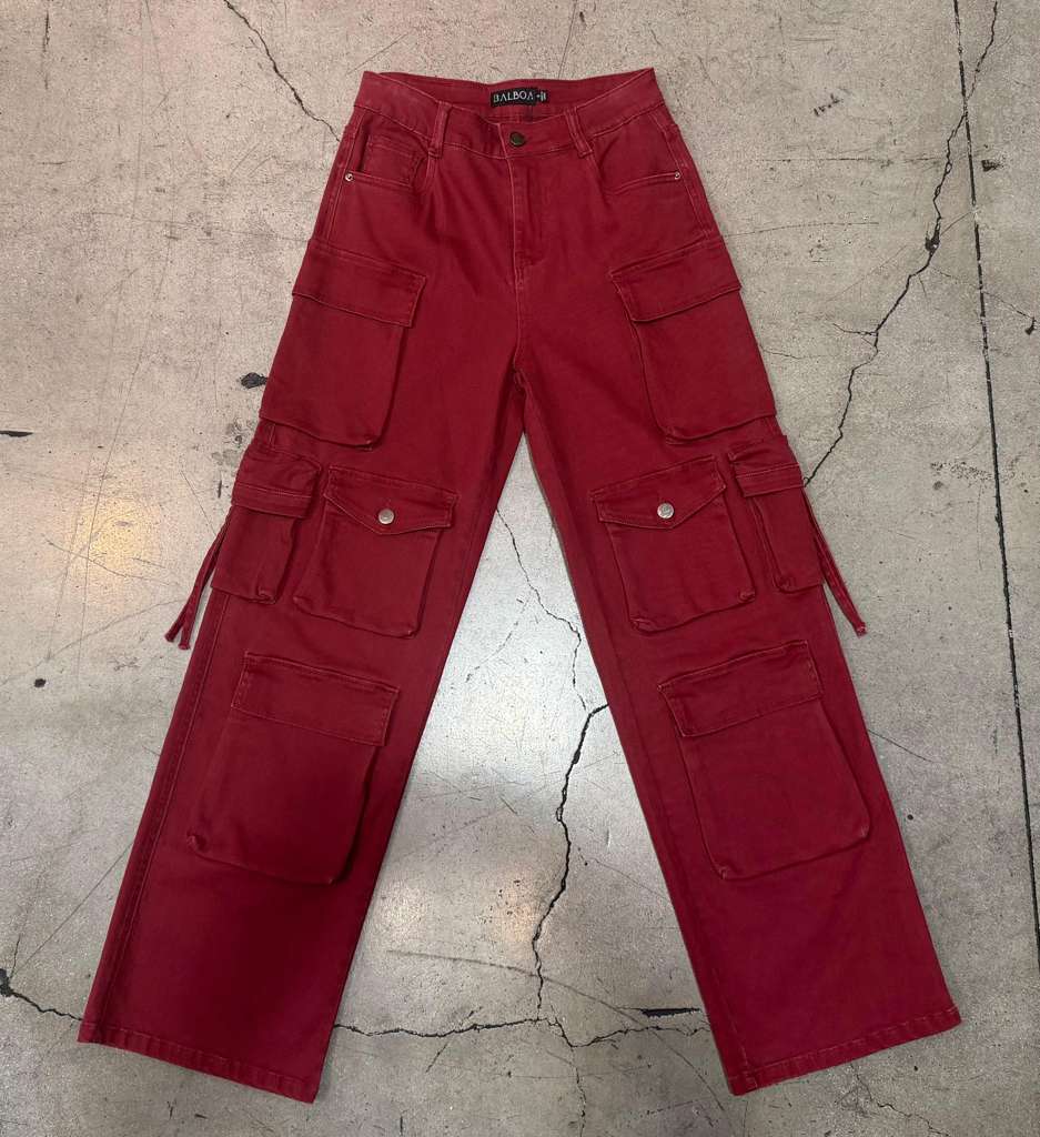 Cargo Pants Burgundy