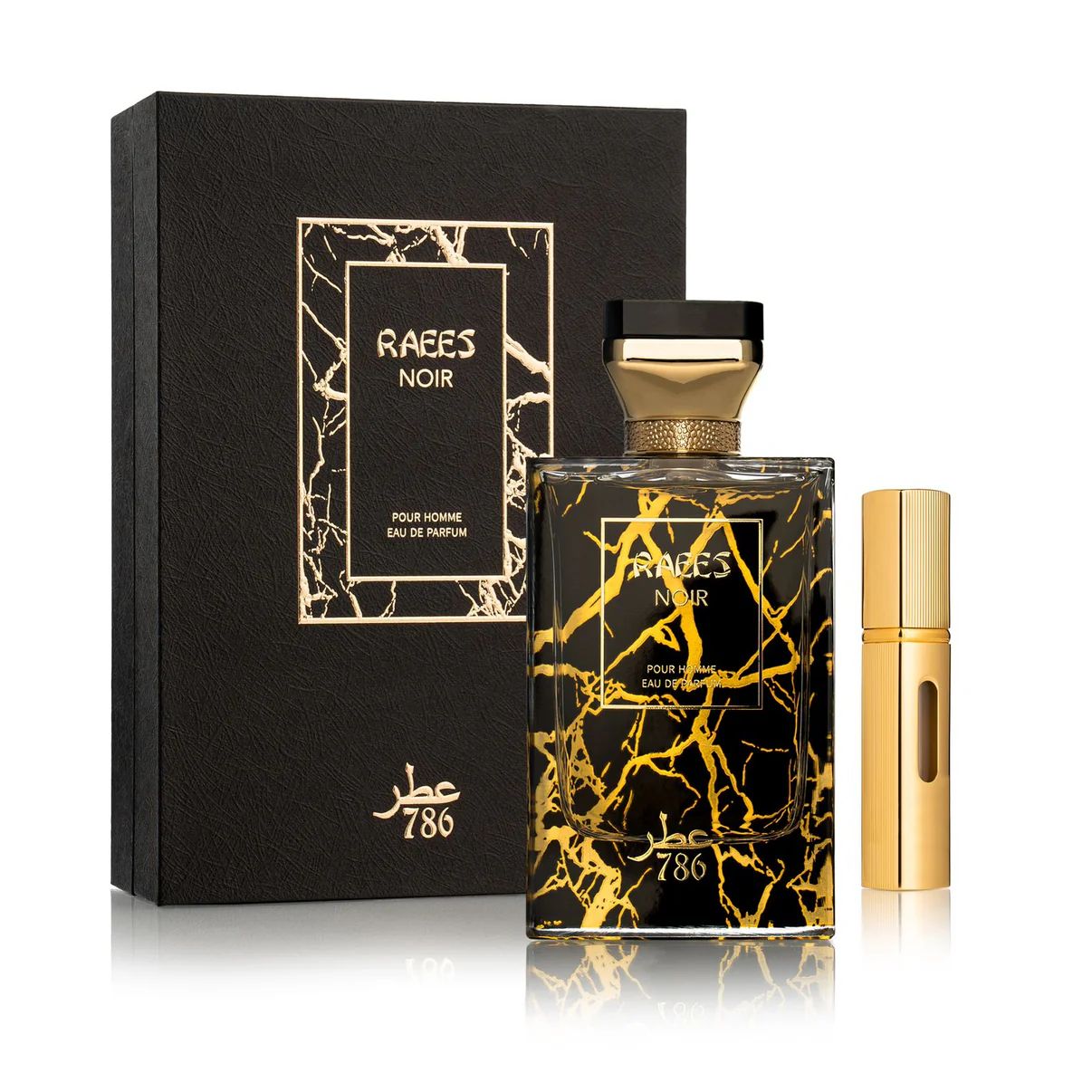 Raees Noir – 786 Eau de Parfum | Fragancia Masculina de Alta Gama