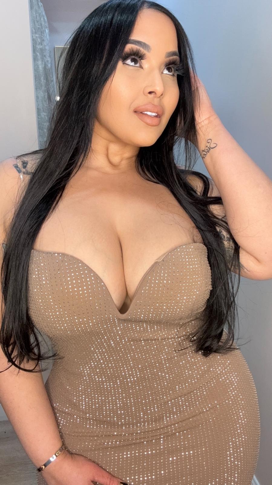 Nude Diamond Elegance Dress