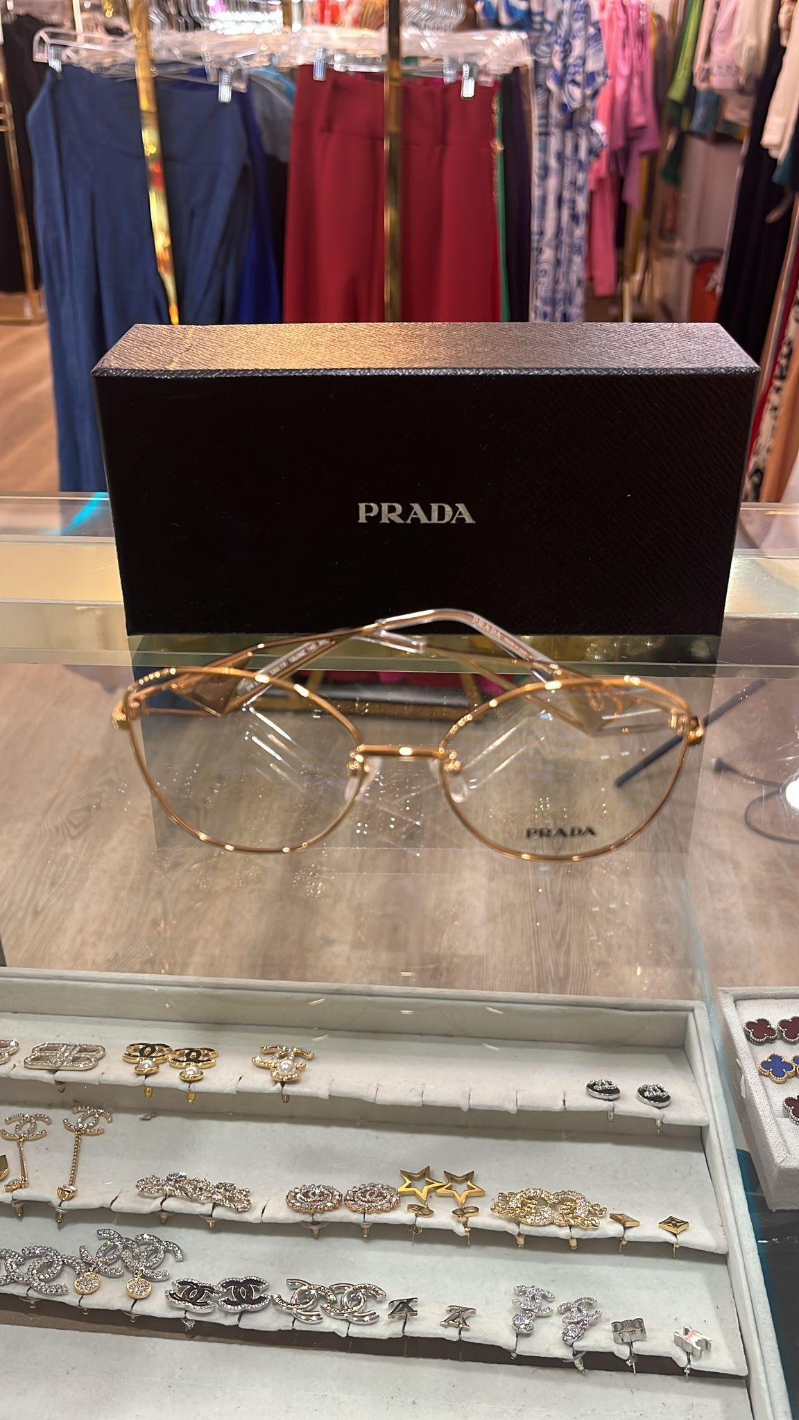 lente prada clear