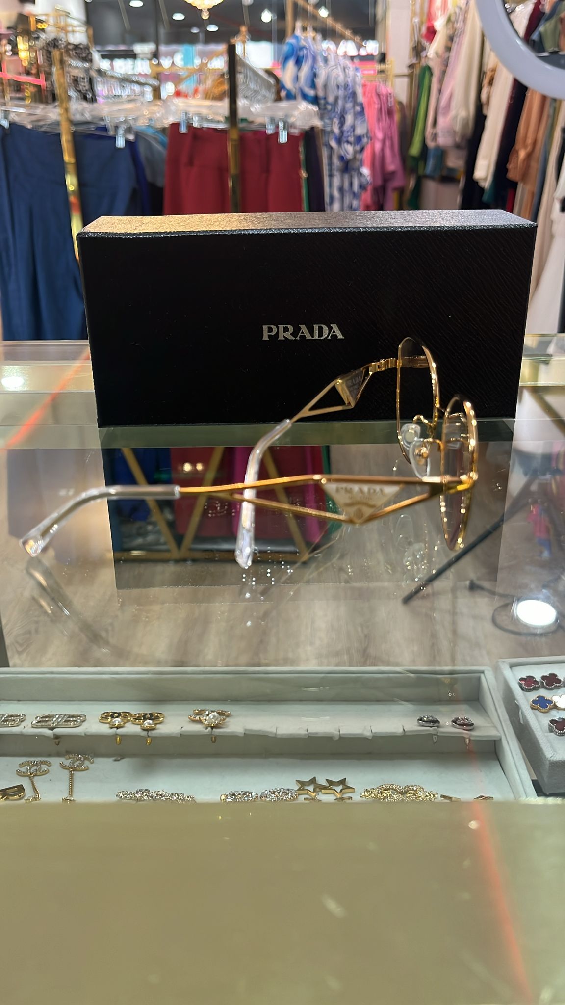 lente prada clear